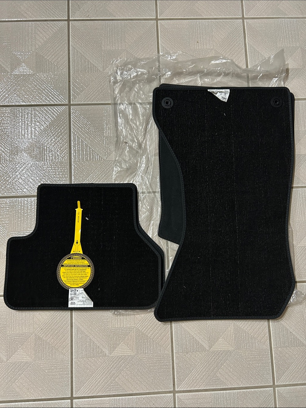 New Audi A5 Sportback F5FCAY Black Carpet Car Floor Mats - Set of 4